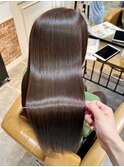 大人の艶髪ロングヘア×縮毛矯正