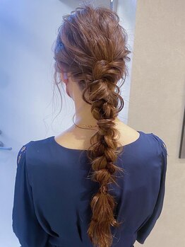 【HPB AWARD 2024 BEST SALON 注目サロン】《ヘアセット\3800》長時間崩れにくく自然で可愛いStyleが人気◎