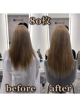 ヘルツ(Hz.) シールエクステ80枚