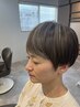 【白髪染めにも対応◎】　カット+髪質改善カラー+ホームケア　￥15480→￥11800