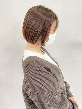 ハルキ ミナト ジャパン オオサカ(HARUKI MINATO japan OSAKA) ナチュラルボブ　20代30代40代ヘア 小顔 大阪ボブ 梅田