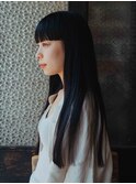 おしゃれ黒髪ロング【髪質改善/ヘッドスパ/カラー/いわき】