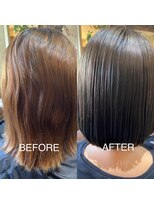 サード(ThairD)&nbsp;時短に繋がる！！レイヤーロング/アッシュブラック/30代40代50代