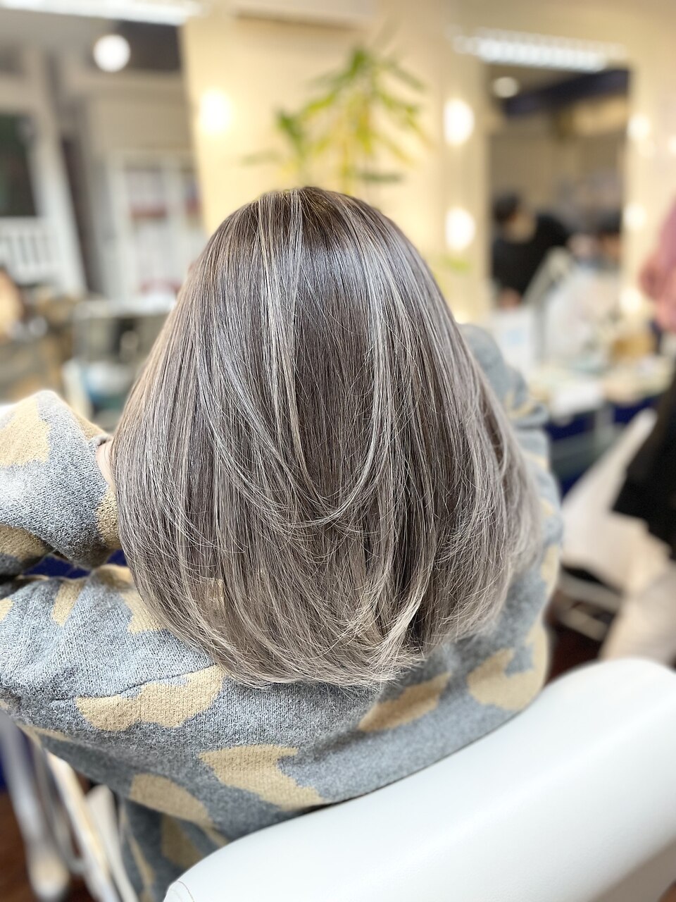 ヘアドネーション 港北区大倉山ヘアドネーション＊31cm髪を寄付して白髪染めも一緒