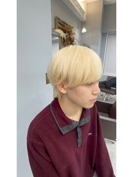 オズ 郡山桑野店(OZ) イメチェンハッシュカットフルバング似合わせレッドブラウン