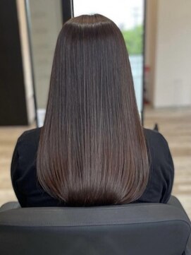 アトリエコア(Atelier Coa) 髪質改善トリートメントミルクティーベージュカラーくびれヘア