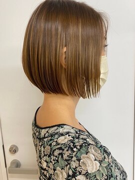 ビュー フクオカ(VIEW FUKUOKA) 大人女子のショートカットウェットヘアボブ髪質改善・縮毛矯正