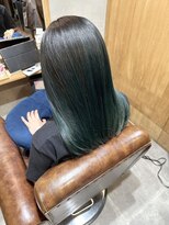 スーリール 春日店(Sourire)&nbsp;グリーン　×　髪質改善