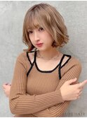 20代・30代_抜け感ゆる巻きボブ