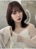 ピンクブラウンラベンダーピンクくびれミディアム【肥田亜沙美】