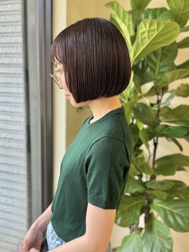 ハヤシ(HAYASHI) 大人可愛いワイドバング美髪似合わせカットくびれワンレンボブ