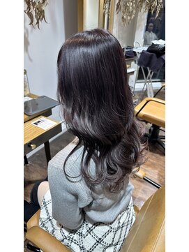 アヴァンスアンス 広島袋町店(AVANCE.ens) ラベンダーカラーと髪質改善カラー
