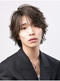 韓国カルマパーマフェザーショートセンターパートシャドウパーマ