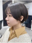 丸みショート　大人ショート　ショートヘア　福岡ショート
