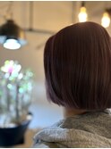 切りぱなしボブ
