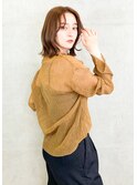20代30代40代ナチュラルモテ髪ヘア小顔ミディアムレイヤー