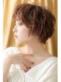 □カーキベージュゆるふわマッシュパーマ403越谷20代30代40代