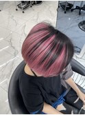 ピンクインナーカラー