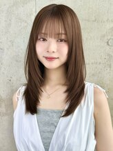 ディーエックス ウエスト(Dxxxx WEST) ミディアムレイヤー 韓国 ハッシュカット