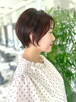 ハピネス 西大寺店(Happiness)&nbsp;サイドバングたっぷりなタンバルモリ/タッセルカット/韓国ボブ