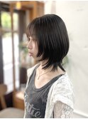 ジェンダーレスショートウルフ×艶髪ダークグレージュ☆[恵比寿]