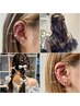 【矢野限定】可愛いヘアアレンジ+耳ツボジュエリー（10粒）新宿/新宿駅