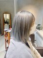 シャンティ 円山店(Shanti)&nbsp;ブリーチカラーでシルバーアッシュ
