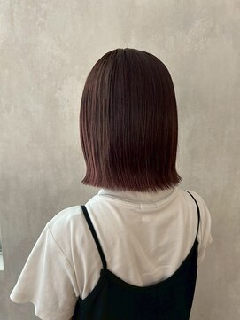 髪質改善/顔周りレイヤーカット/グレージュ[千葉/千葉駅]