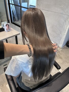 シオヘアーセカンド 西新2号店(Sio.hair 2nd) カラー＋バイカルテトリートメントで艶さら髪質改善