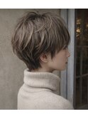 透ける動き、さりげないハイライトショート
