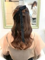 ヘアアンドメイクジップ恵比寿 (Hair＆Make ZIP)&nbsp;カタモリ　ハーフアップ　ヘアセット