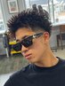 【無造作束感☆】メンズカット+ツイストスパイラルパーマ+TR¥13000