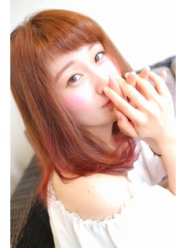 オズ ヘアーアンドトータルビューティー(OZ hair&total beauty) 愛されピンクグラデーション