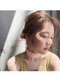 STACY  パーティ ×くせ毛風× ヘアアレンジ