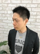 プライズ アイリス 池袋東口店(prize Iris)&nbsp;ショートレイヤー 黒髪 MEN'S HAIR/メンズカット　池袋