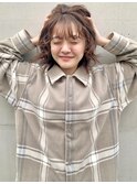 シースルーバングで抜け感を。