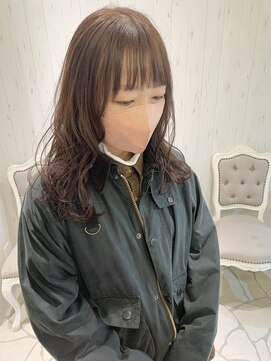 エフバイラブランシュ 大宮東口店(ef by La Blanche) 大宮/ショコラベージュ/ボブルフ/カール/ベビーバング