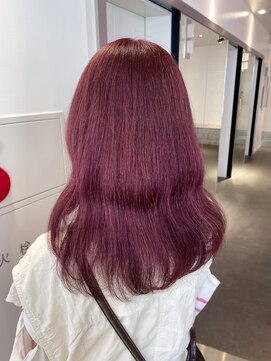 ゲーム 原宿店(GAME) チェリーレッド/ダブルカラー/ケアブリーチ/髪質改善/原宿