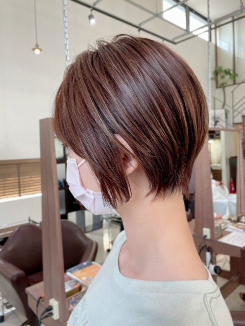 【人気No.１】小顔似合せカット+カラー+aujuaトリートメント 