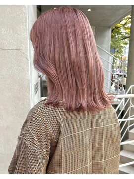 ヒート バイ アンカットラウンジ 渋谷(HEAT by UNCUT&LOUNGE) 暖色カラー/ピンクベージュ/ケアブリーチ/ラベンダーピンク