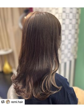 ルフレ 新宿本店2nd(Reflet) お客様カタログ#新宿髪質改善ブリーチハイトーンエクステ韓国