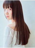 王道ブラウン×サラサラヘアでなびく髪へ