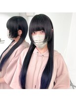 キバ(kva) ▽□□▽ロングウルフ×グラデーションカラー