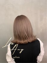 レアング(LeAng)&nbsp;ロブ　& ミルクティーベージュ