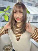 オグジュアリー 表参道(aux.)&nbsp;ロングレイヤー×ブラウンベージュ