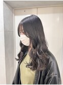 ツヤ感グレージュカラー