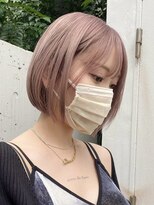 リムレスバイサンク 万代 新潟駅(LIMLESS by cinq)&nbsp;ミルクティーベージュダブルカラーインナーカラーハイライト