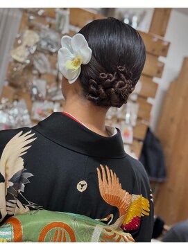 ロカット サロン(Roquat Salon) 成人式振袖着付けタイトアップヘアアレンジ/立川/卒業式袴