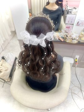 リアン(lien) ふわふわハーフアップ