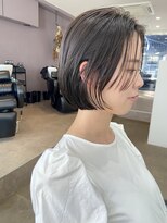 パープル(PURPLE)&nbsp;ボブ/切りっぱなしボブ/ミニボブ/イルミナカラー/ショートヘア